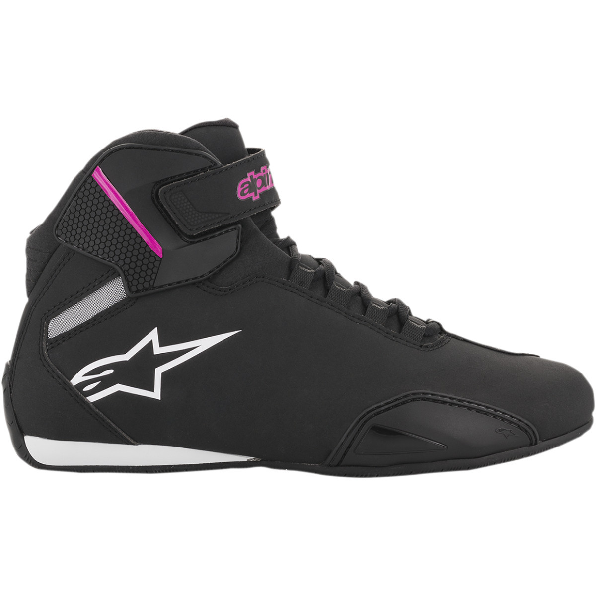 Alpinestars #251571910397 - Stella Sektor Shoes - Black/Pink - US 7 / EU 38.5