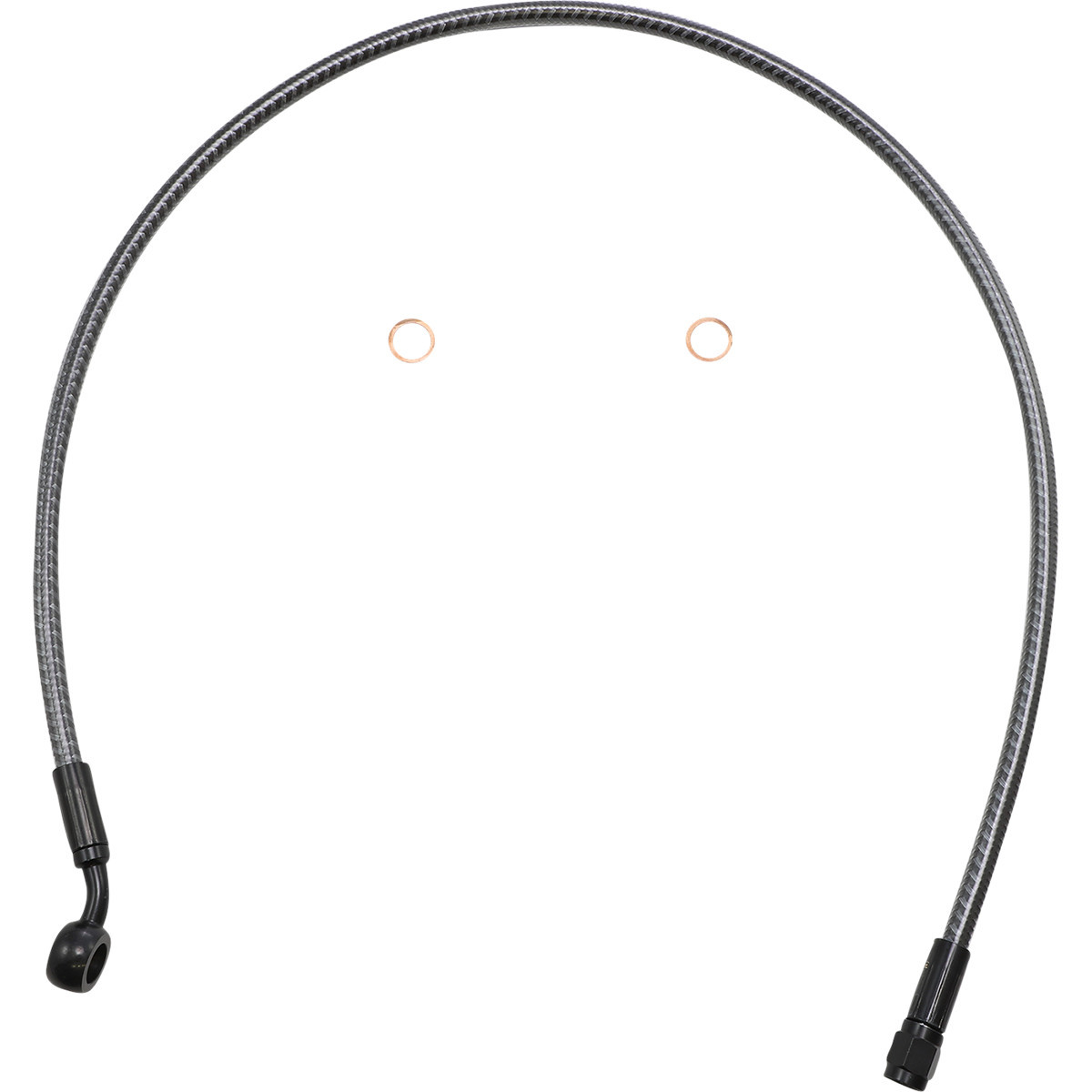 Magnum Shielding #77129 - Brake Line - Front - 3/8" - 35° - 29" - KARBONFIBR