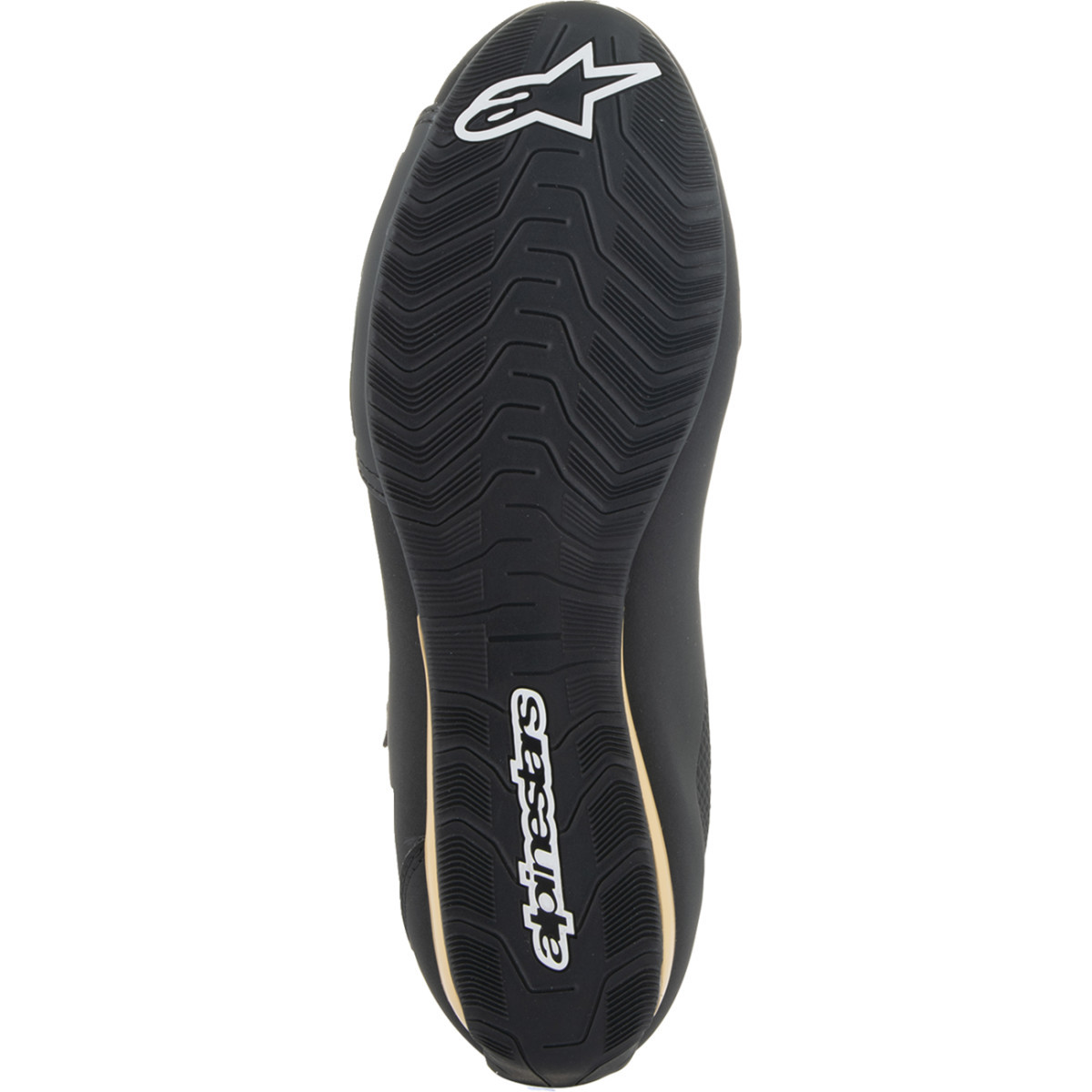 Alpinestars #2515719-1090-9.5 - Stella Sektor Shoes - Black/Champagne - US 9.5 / EU 42
