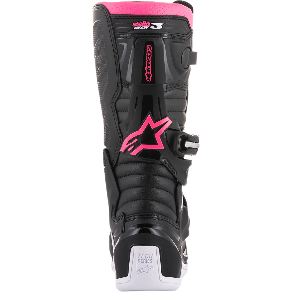 Alpinestars #2013218-130-7 - Stella Tech 3 Boots - Black/White/Pink - US 7 / EU 38