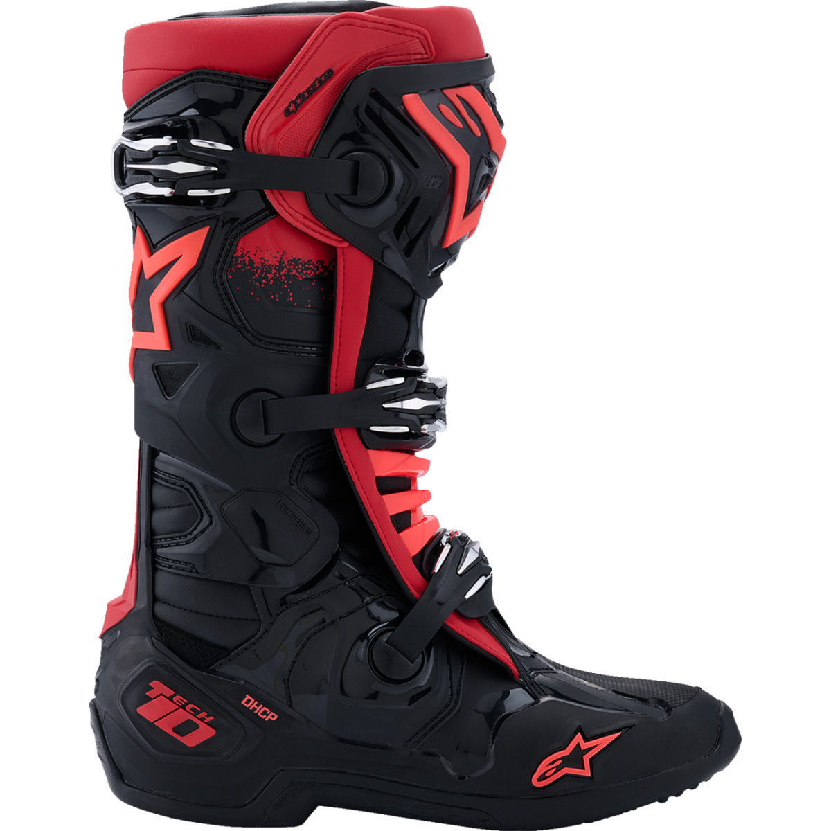 Alpinestars #2010020-13-12 - Tech 10 Boots - Black/Red - US 12 / EU 47