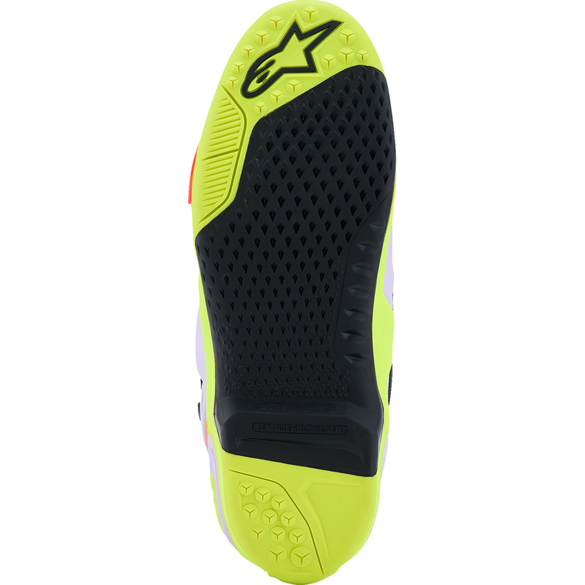 Alpinestars #2010520-3150-9 - Tech 10 Supervented Boots - Purple/Fluorescent Yellow/Diva Pink - US 9 / EU 43