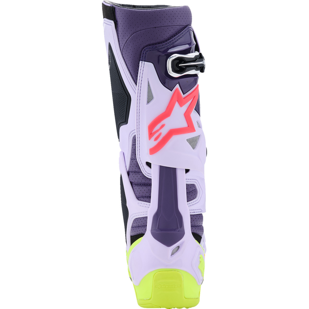 Alpinestars #2010520-3150-14 - Tech 10 Supervented Boots - Purple/Fluorescent Yellow/Diva Pink - US 14 / EU 49.5