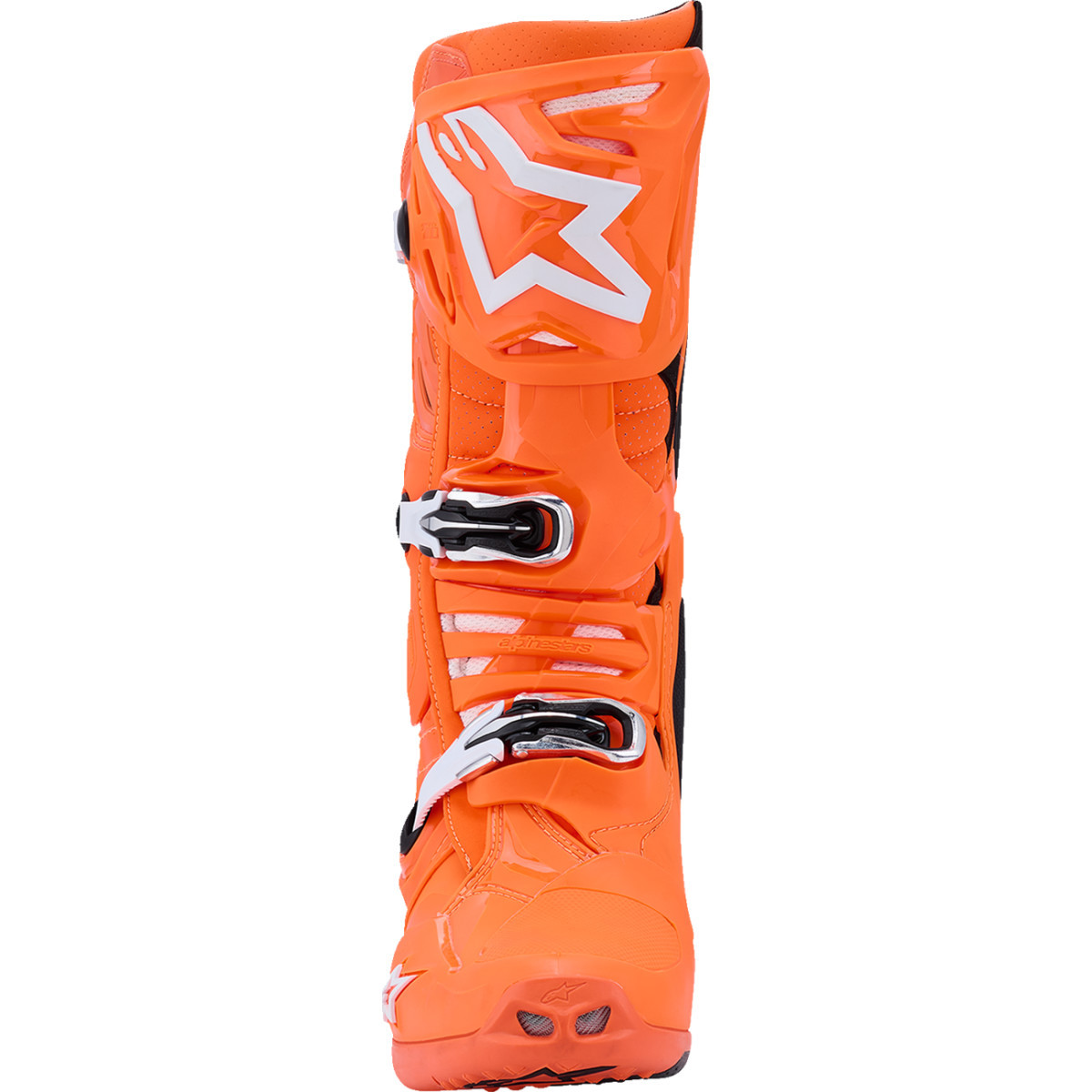 Alpinestars #2010520-4512-7 - Tech 10 Supervented Boots - Fluorescent Orange/Black/White - US 7 / EU 40.5