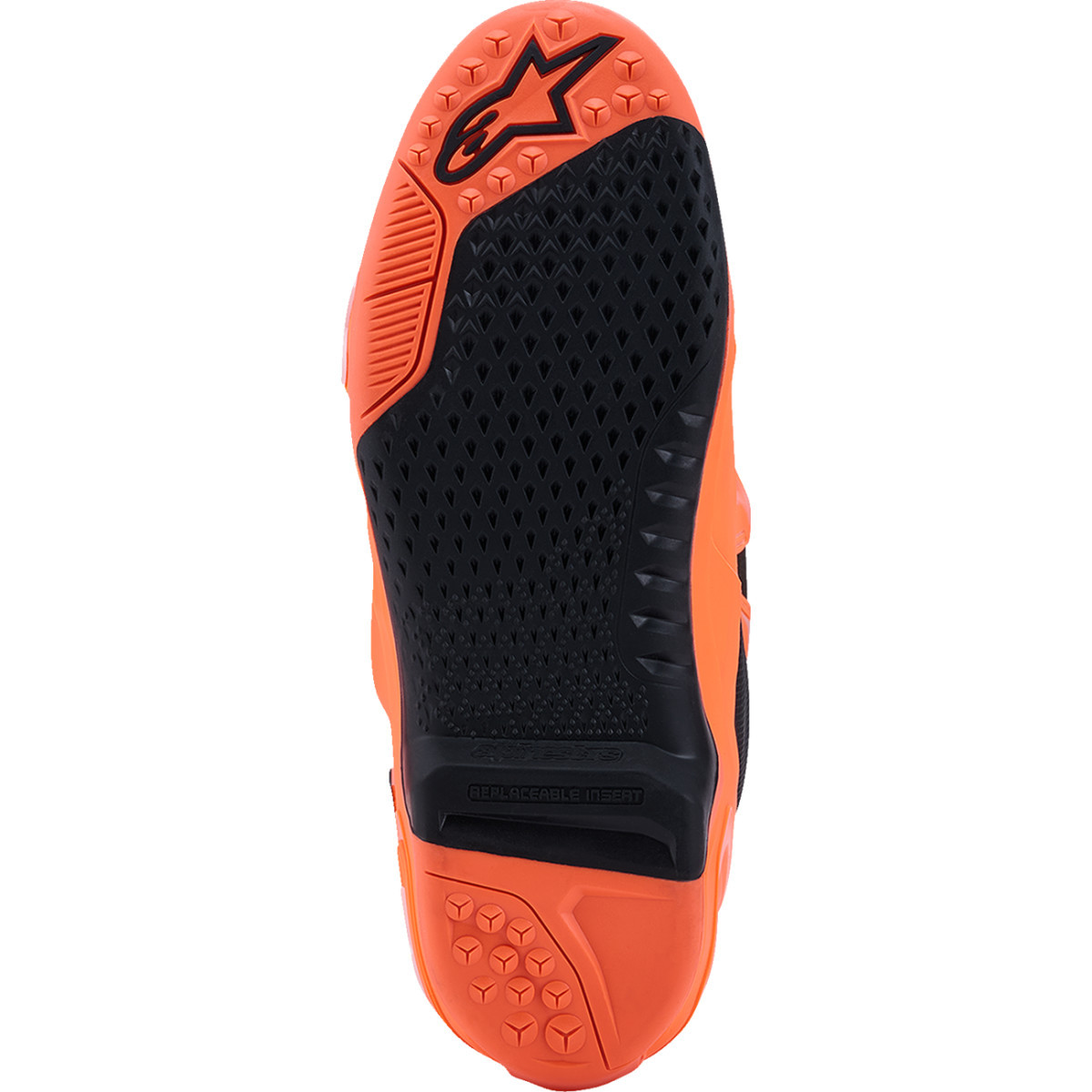 Alpinestars #2010520-4512-9 - Tech 10 Supervented Boots - Fluorescent Orange/Black/White - US 9 / EU 43