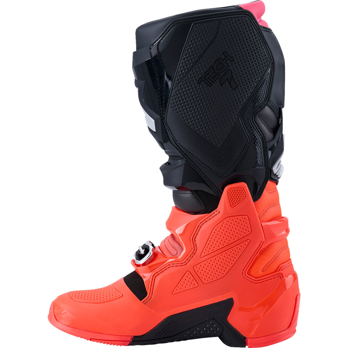 Alpinestars #2012025-1576-12 - Tech 7 Boots - Black/Fluorescent Red/Fluorescent Pink - US 12 / EU 47