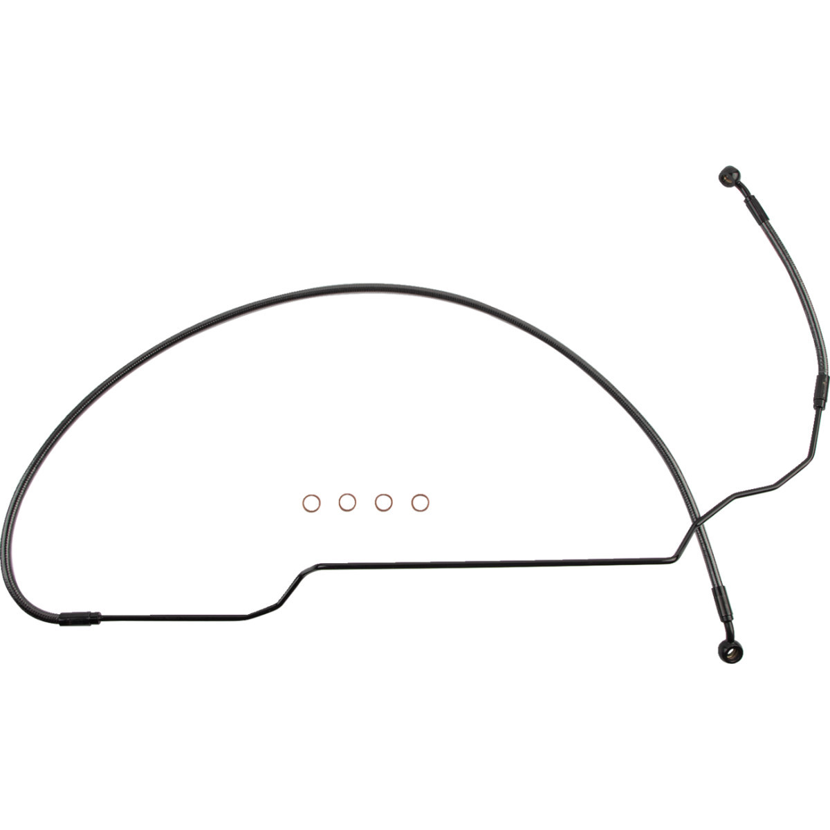 Magnum Shielding #AS475035 - Brake Line - Upper - Black Pearl