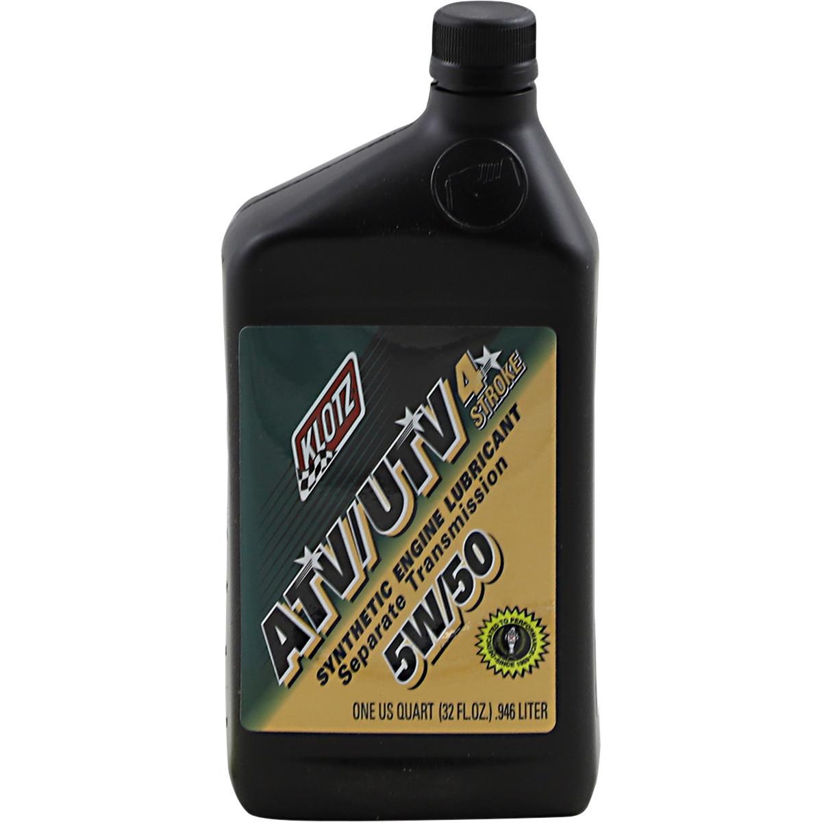 Klotz OIL #ATVUTV-550 - ATV Synthetic 4T Engine Oil - 5W-50 - 1 U.S. quart