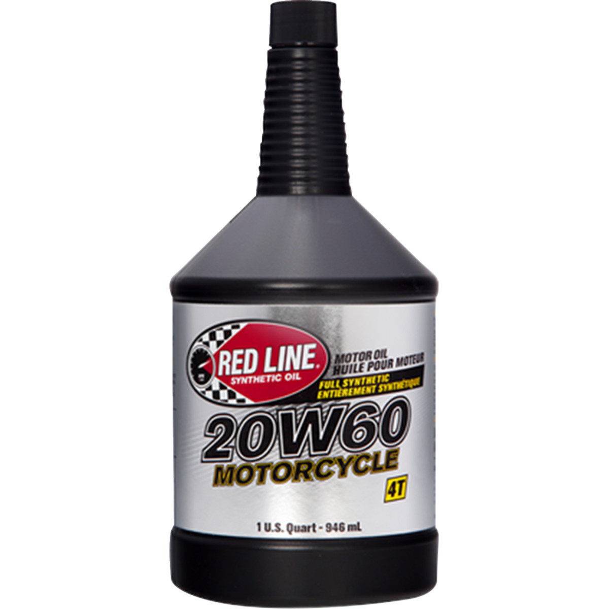 RED Line Synthetic OIL #12604 - Motorcycle Oil - 20W60 - 1 US quart