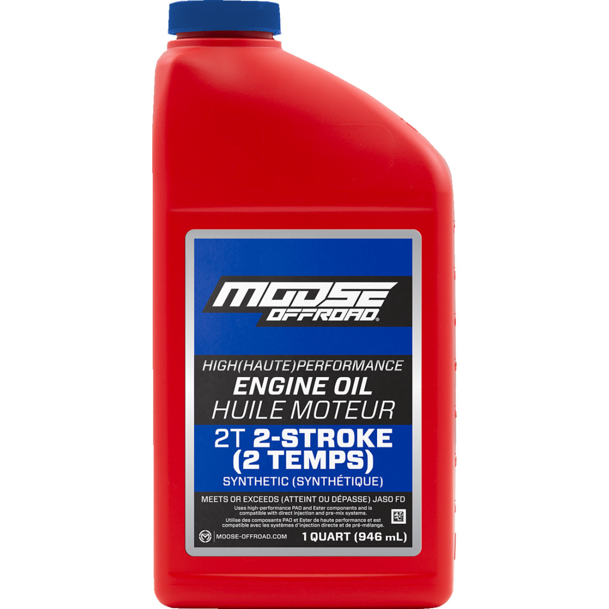 Moose Offroad - 2-Stroke Synthetic Engine Oil - 1 US quart