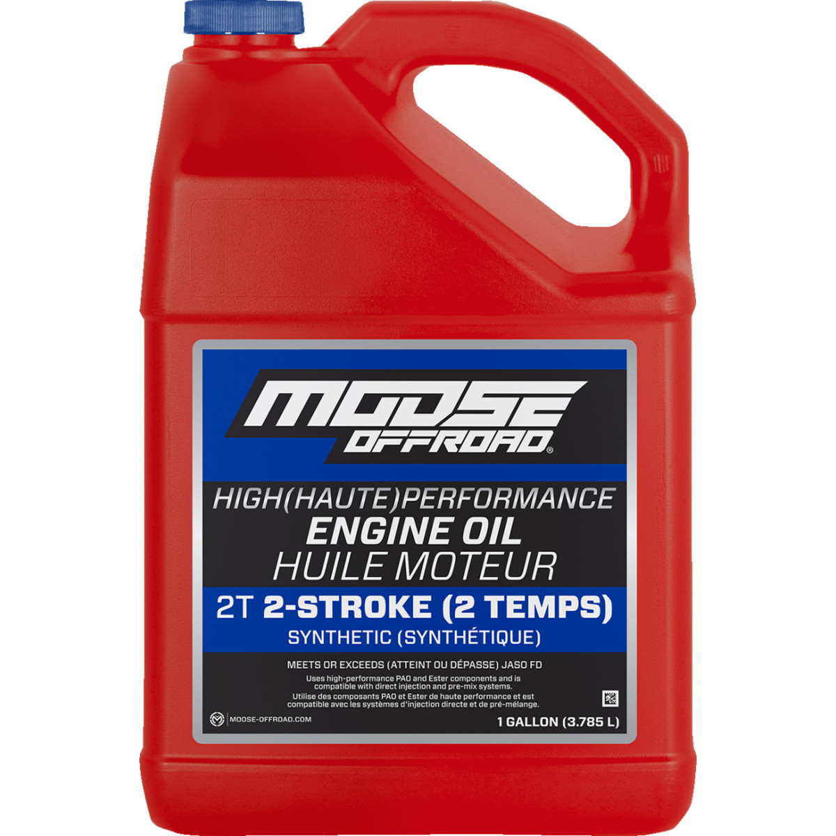 Moose Offroad - 2-Stroke Synthetic Engine Oil - 1 US gallon