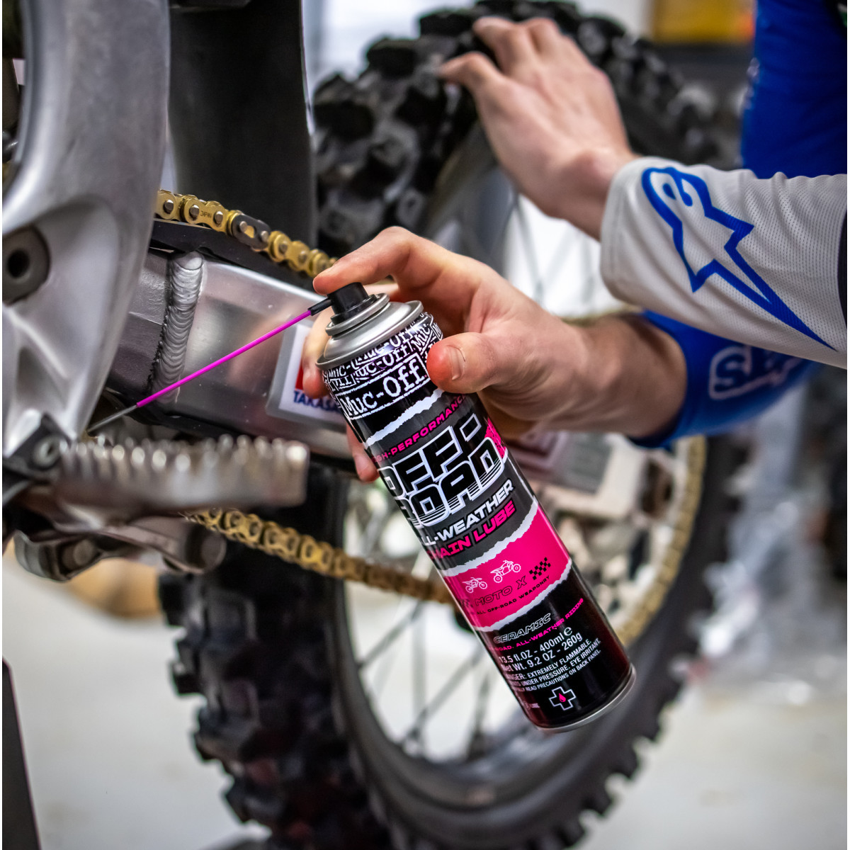 Muc-off USA #20452US - Offroad Chain Lube - 400ml - Aerosol