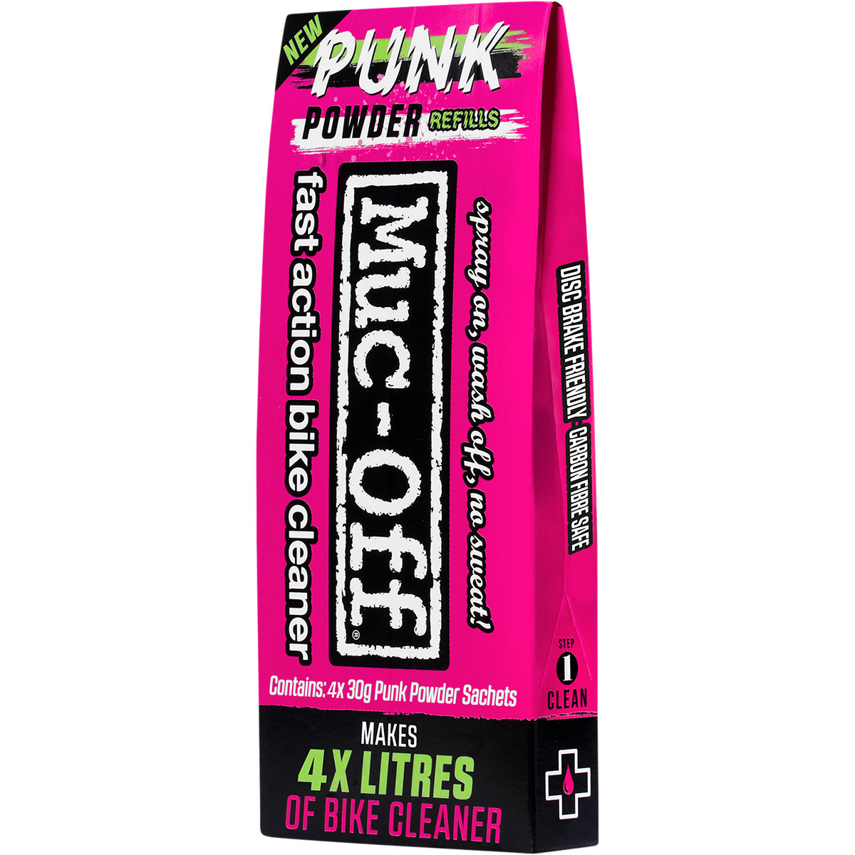 Muc-off USA #20561 - Punk Powder Concentrated Cleaner Refill Pack - 4 Pack