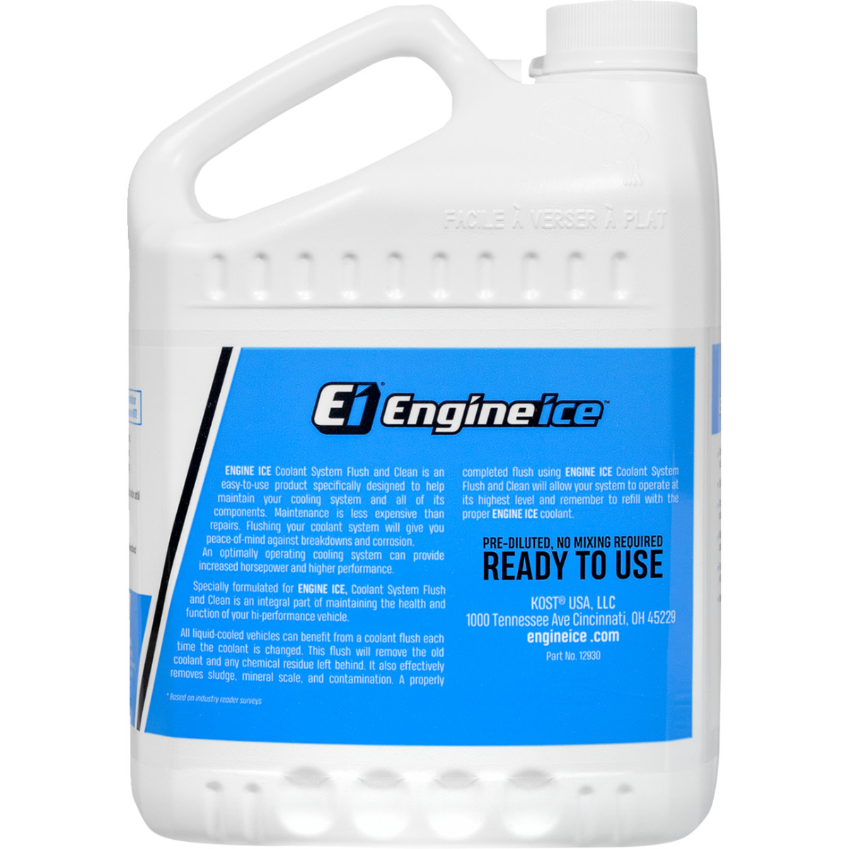 Engine ICE #12930 - Coolant System Flush and Clean - 1/2 Gallon