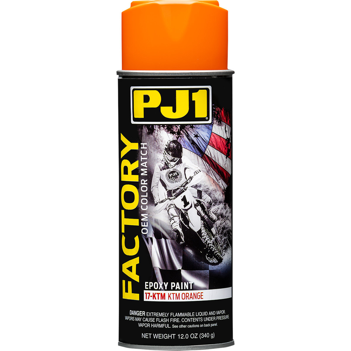 Pj1/vht #17-KTM - Factory Match Paint - KTM Orange '17-'18 - 12 oz. net wt. - Aerosol