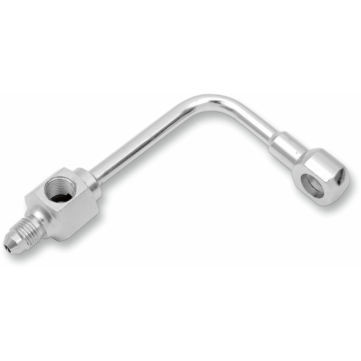 Drag Specialties - Banjo Fitting - 3/8" x AN3 - 90° - Long