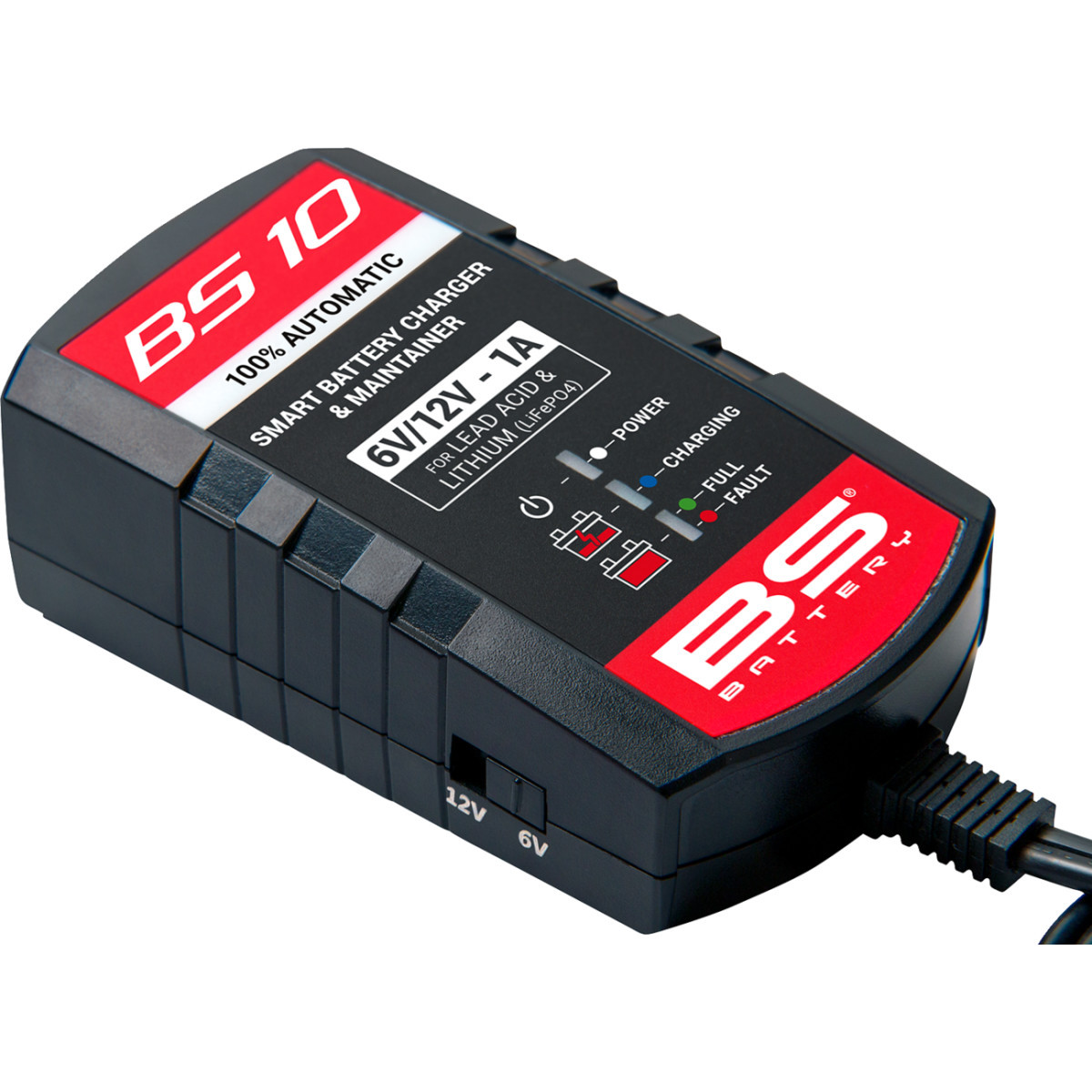 BS Battery #700571 - Battery Charger/Maintainer - BS 10 - 6 V/12 V - 1 A