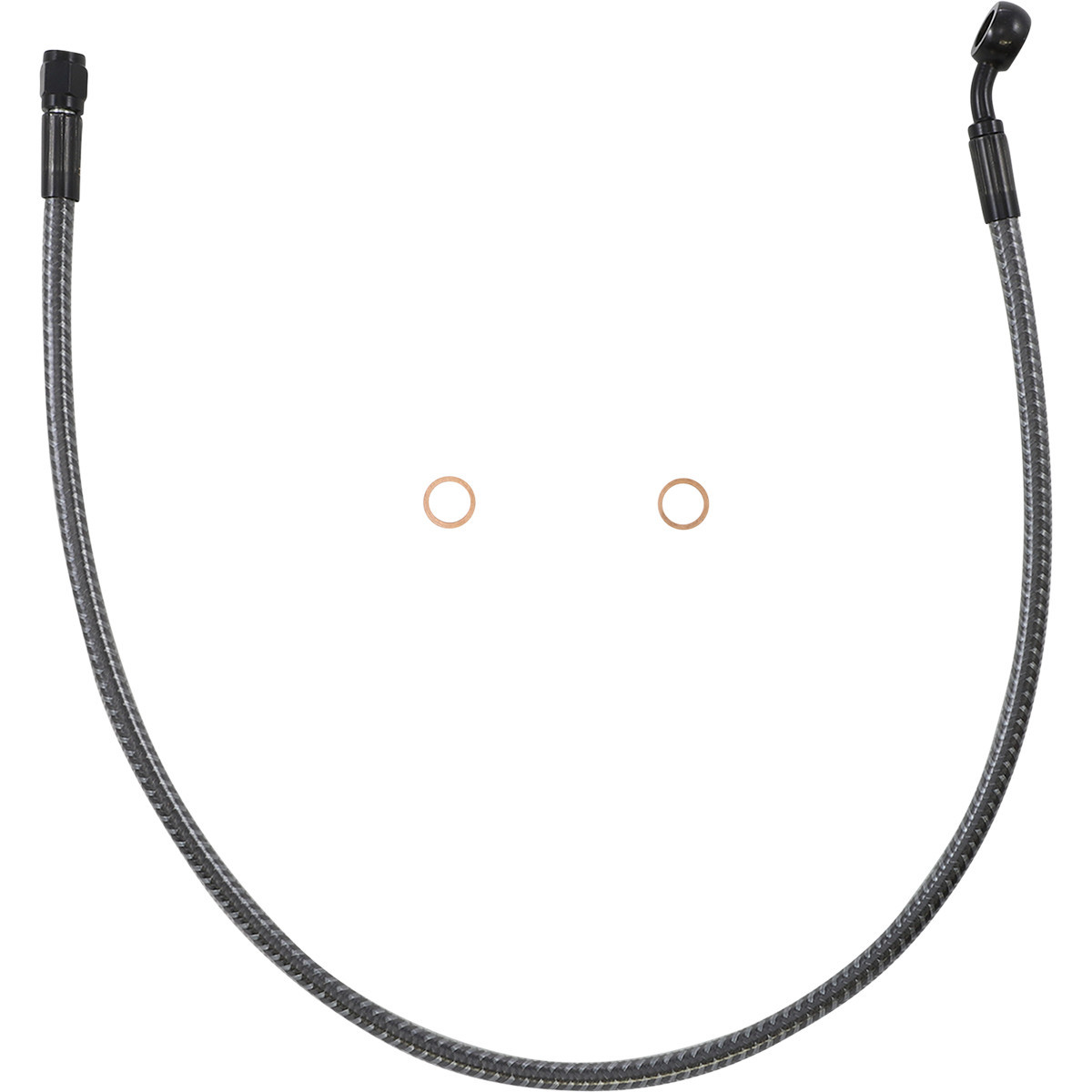 Magnum Shielding #AS77126 - Brake Line - Front - 10 mm - 35° - 26" - KARBONFIBR