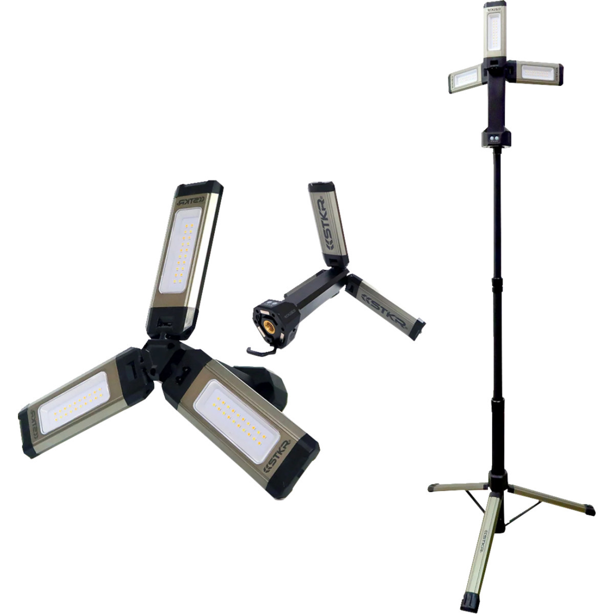 Risk Racing #12681 - Shop Light w/Tripod - Work Area/Mobile - 2000 Lumens - Rechargeable