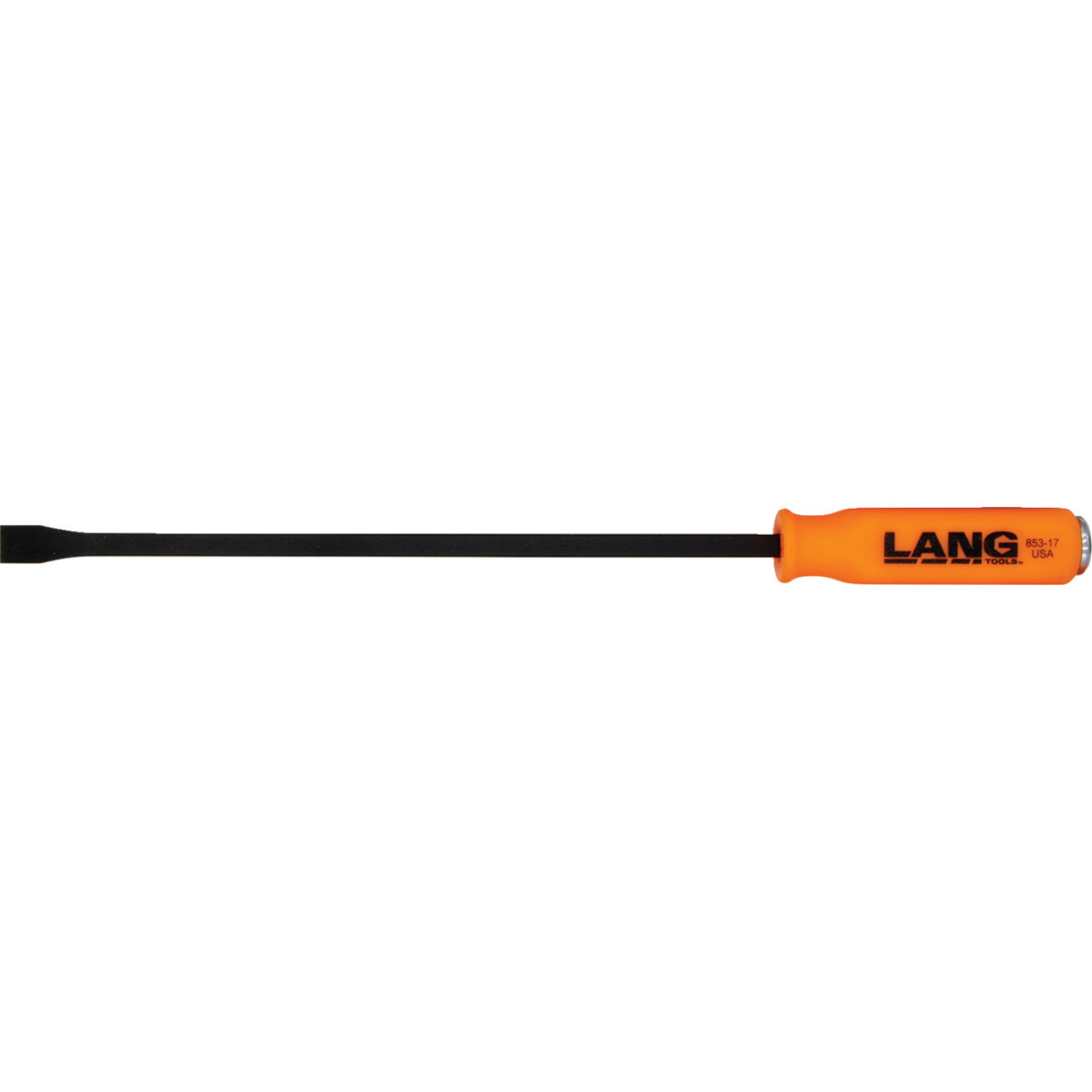 Lang Tools #853-17 - Pry Bar with Striking Handle - Curved Tip - 17"
