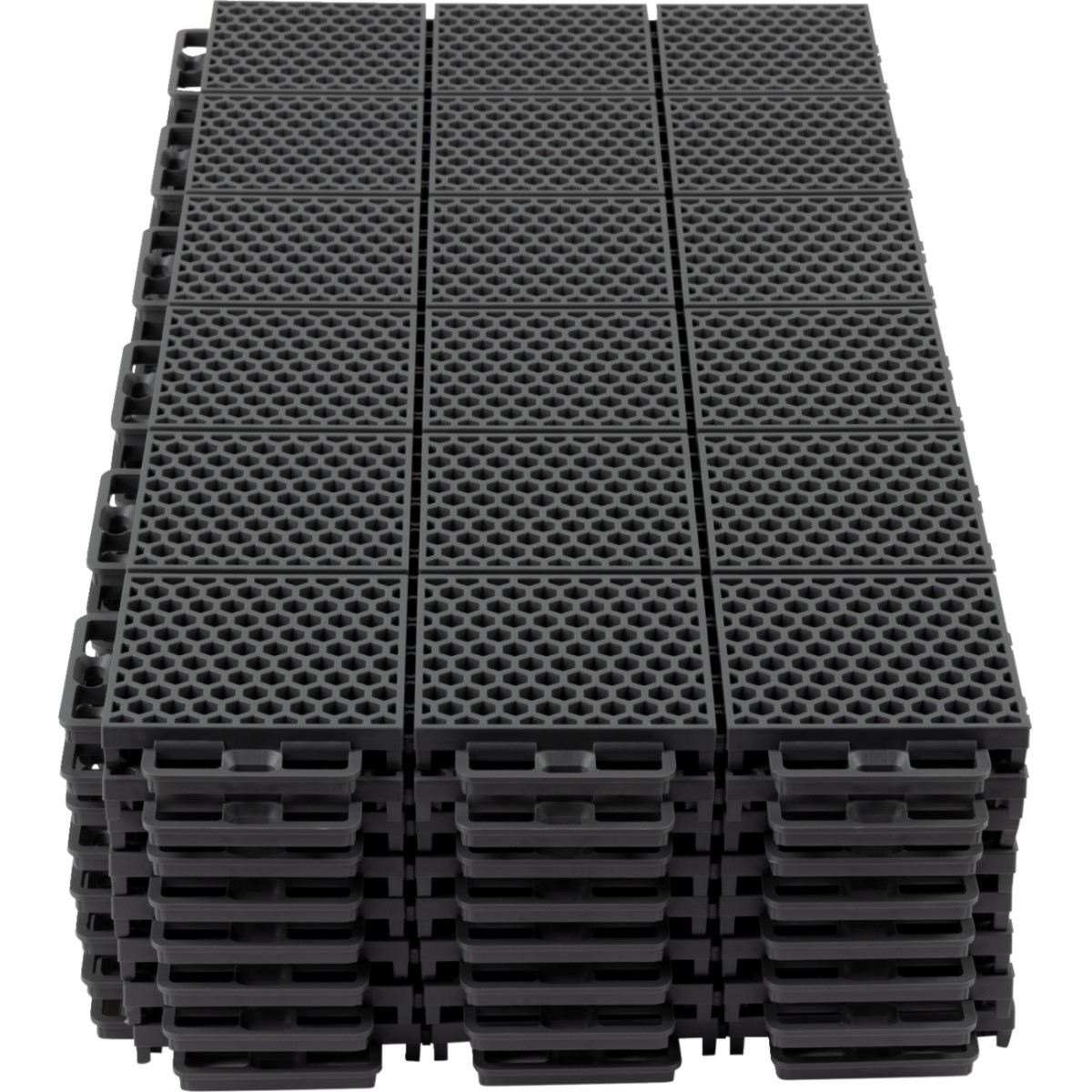 Caliber #13612-3 - ProTech Smooth Flooring - Gray - 24 pcs