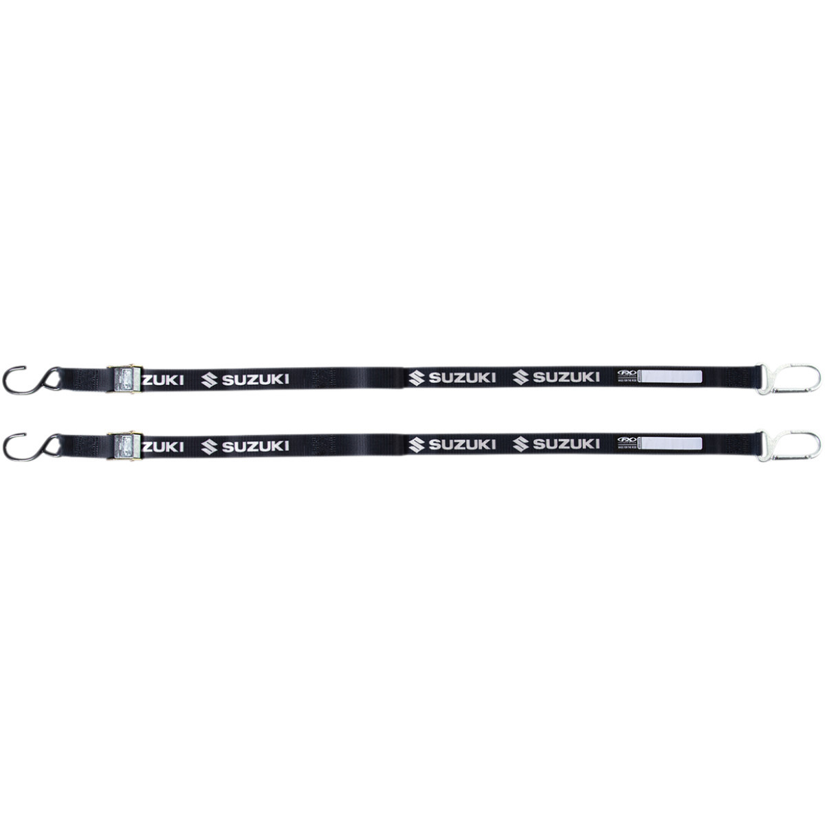 Factory Effex #22-45482 - Tie-Downs - Black - Suzuki