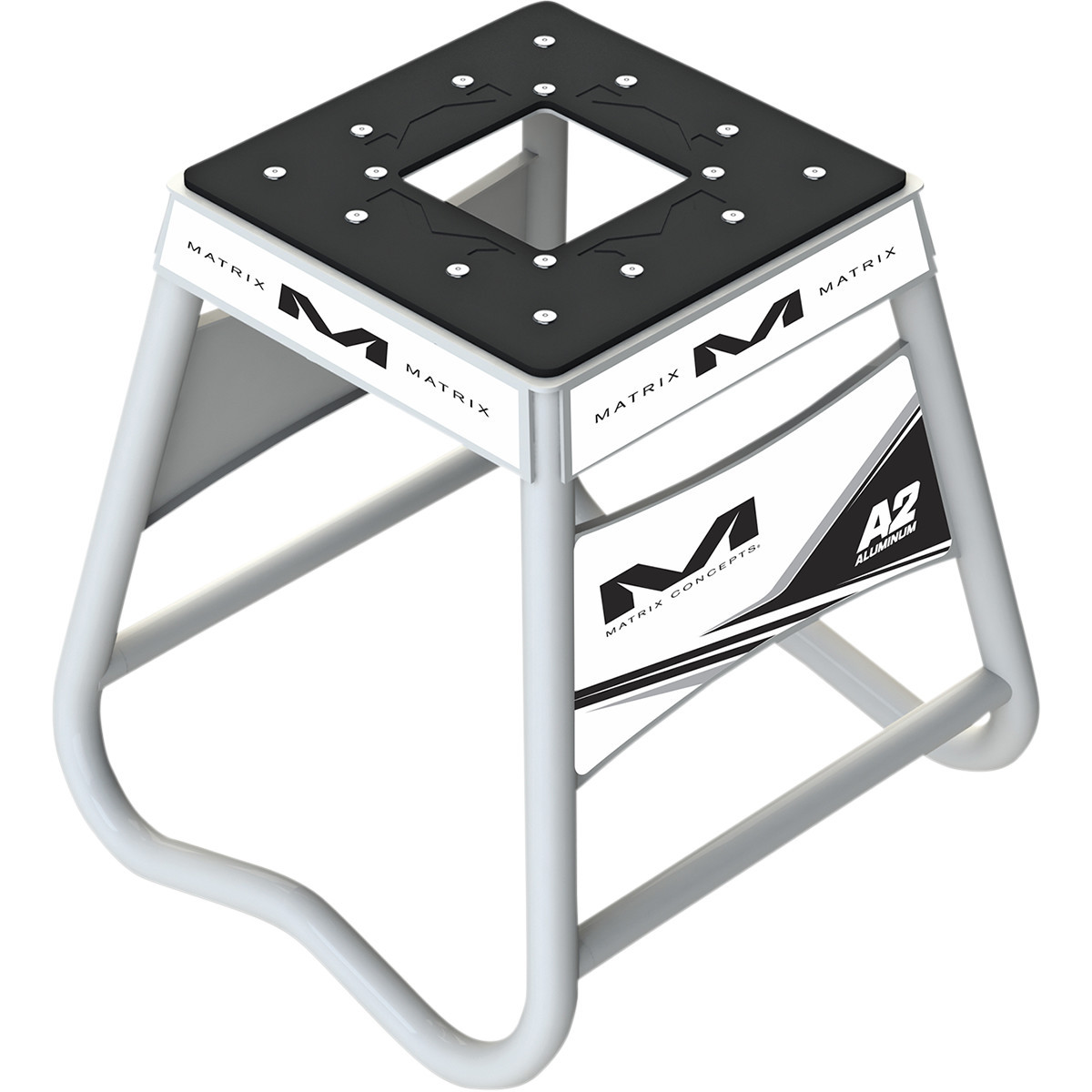 Matrix Concepts,llc #A2 100 - A2 Stand - Aluminum - White/Black