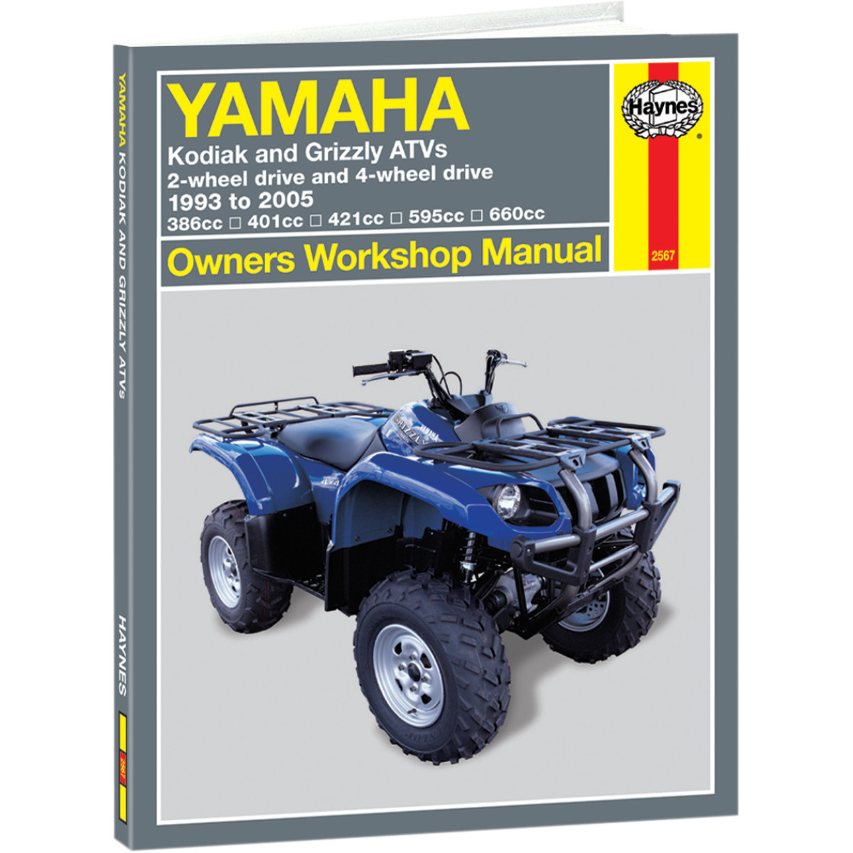 Haynes #M2567 - Manual - Yamaha - YFM Kodiak / YFM Grizzly