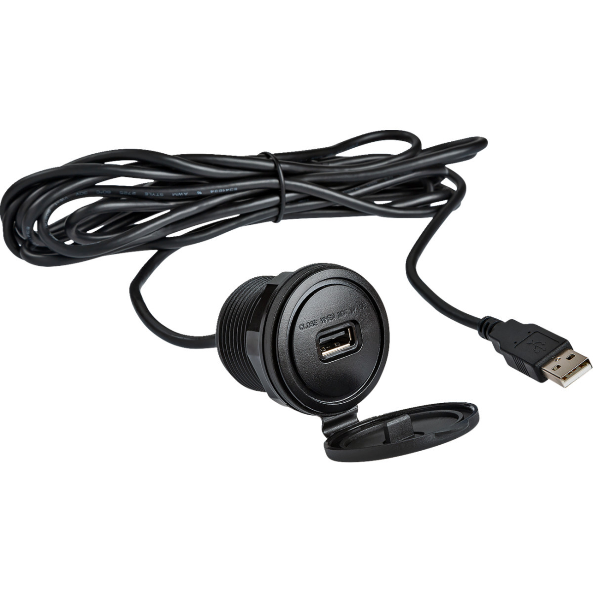Jensen #USBP124A - Panel Mount USB Port