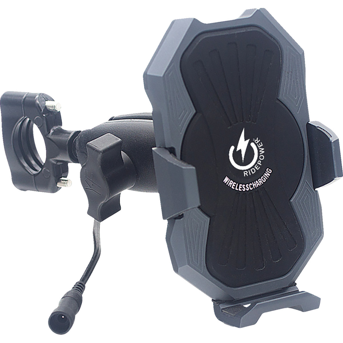 Ridepower #RPMETALINDMOUNT - Phone Holder w/ Inductive Charging