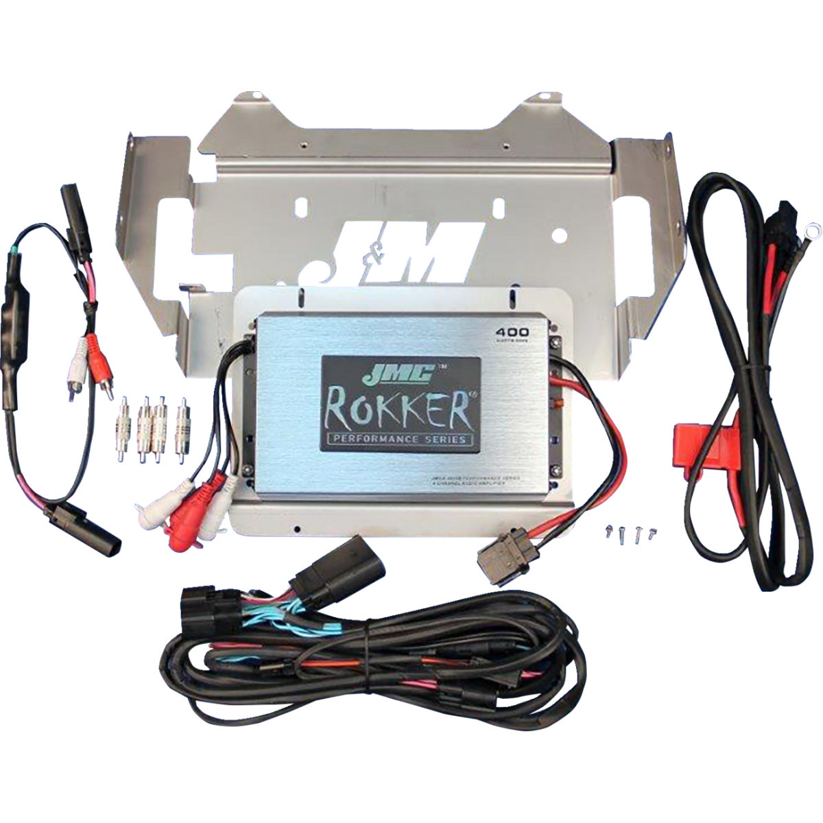 J & M #JMA6-400HC14-UL - 400 W 4-Channel Amplifier Kit - '14-'25 FLHTCU/FLHCUTG