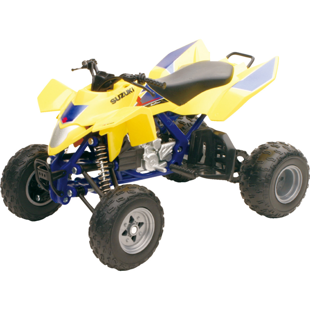 NEW RAY Toys #43393 - Suzuki Quadracer R450 ATV - 1:12 Scale - Black/Yellow