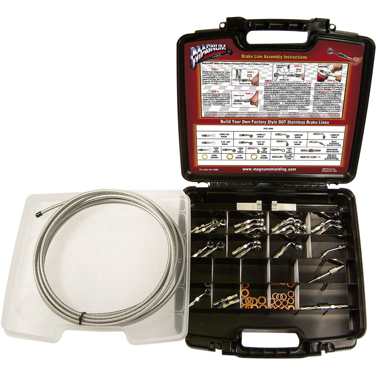 Magnum Shielding #399001 - Build Your Own Brake Kit - Deluxe - Chrome