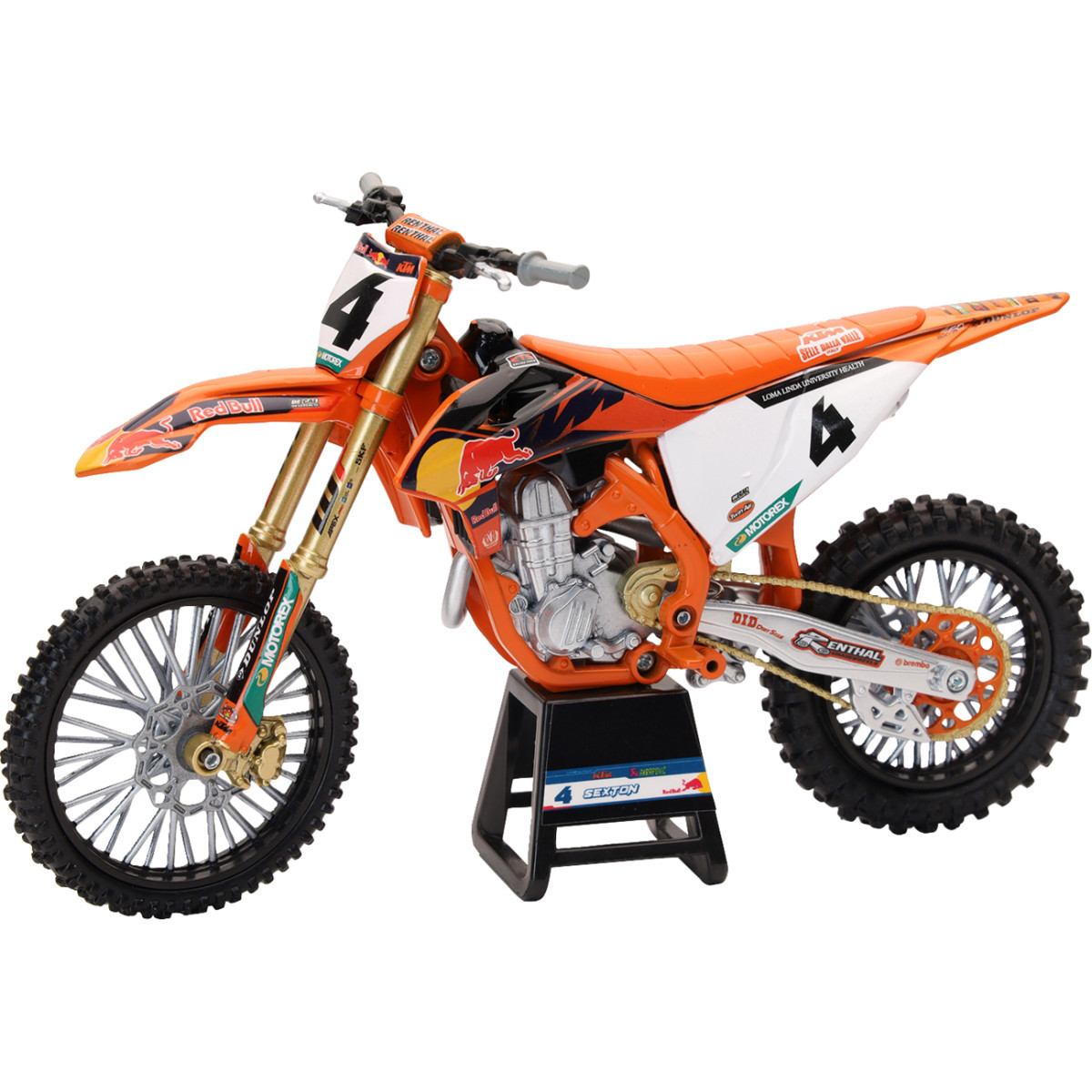 NEW RAY Toys #58473 - Red Bull KTM 450 SX-F - Chase Sexton #4 - 1:12 Scale