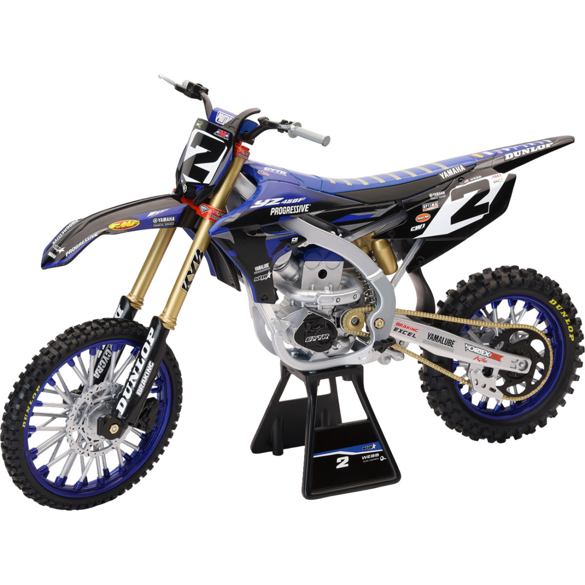 NEW RAY Toys #49753 - Yamaha YZ450F Dirt Bike - 1:6 Scale - Cooper Web #2