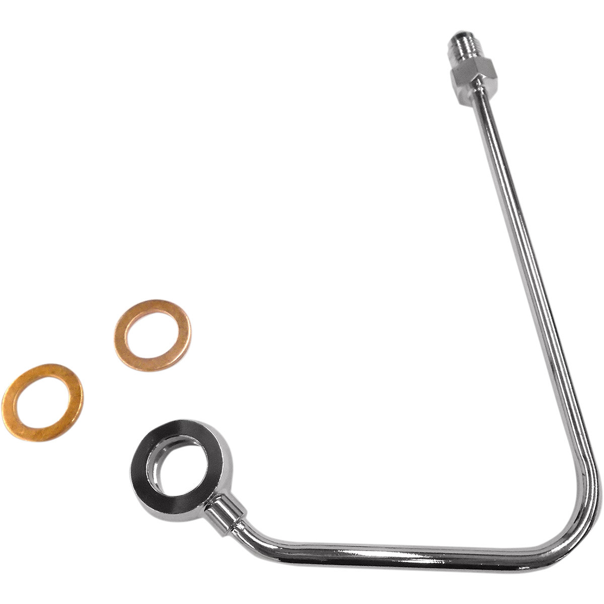 Magnum Shielding #AS37000 - ABS Upper Brake Line Adapter - 4-3/4" Length - Chrome