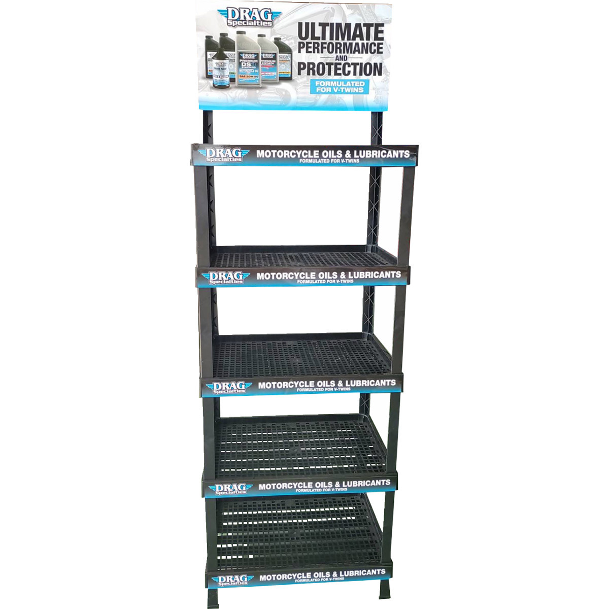 Drag Specialties - Oil Shelf Display