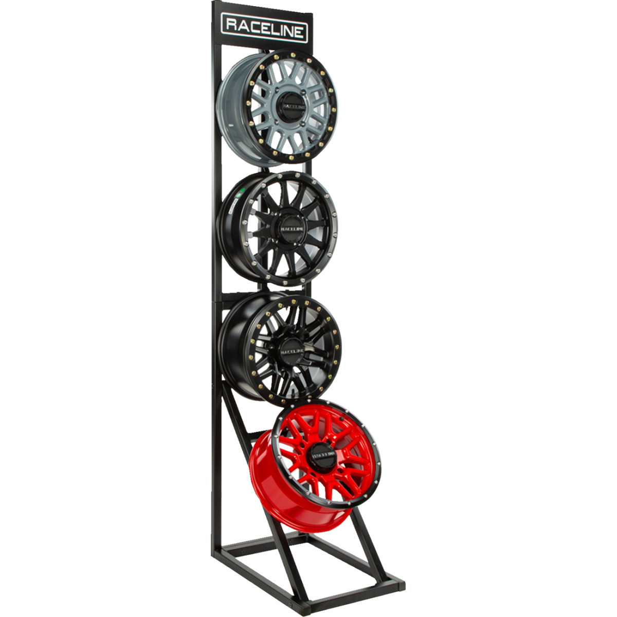 Raceline Wheels #P-WHEELDISPLAY-UTV-4 - Wheel Display Rack - 4-Tier
