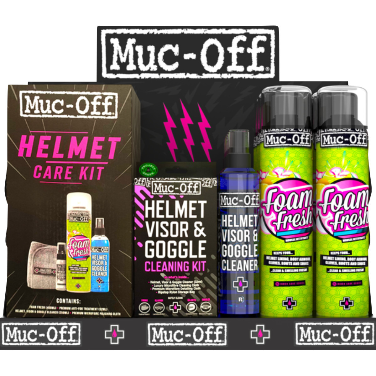 Muc-off USA #21423 - Slatwall Kit - Helmet Care