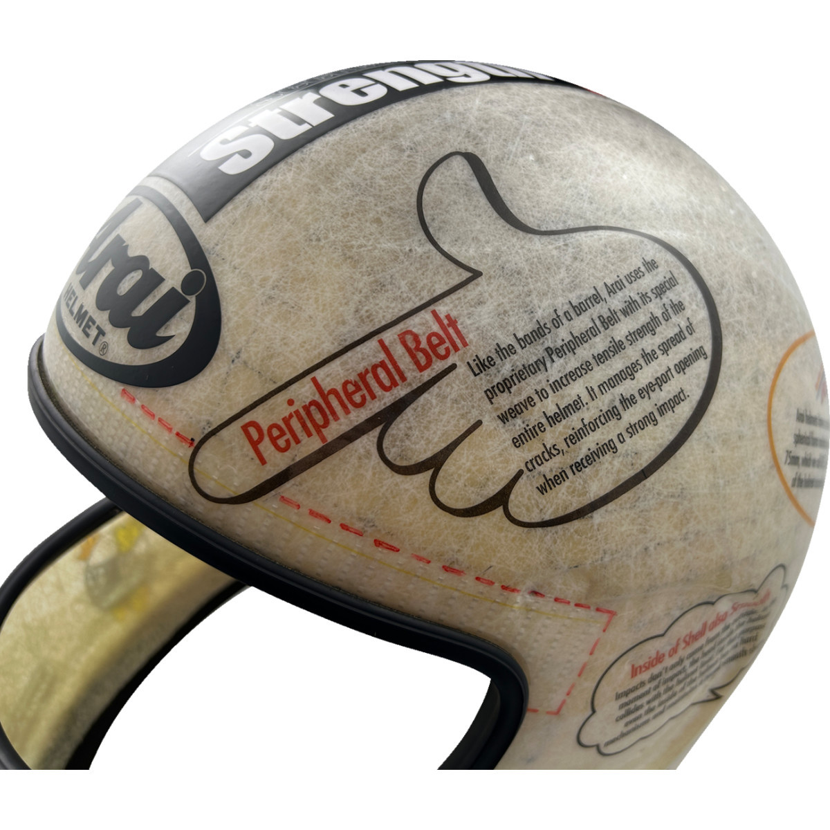 Arai Helmets #121500 - Shell - Secret of Strength