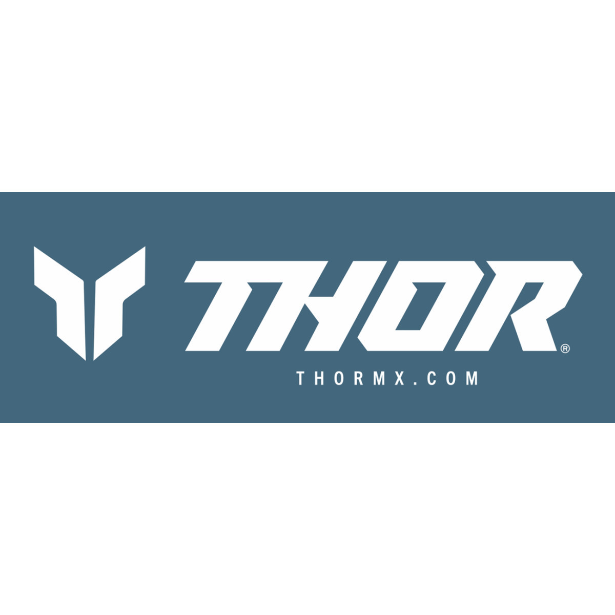 Thor - Banner - 96" x 36" - Steel/White