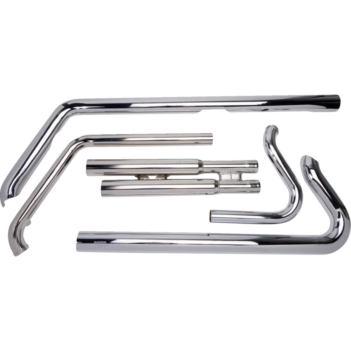 Cobra #6851 - Speedster Slashdown Exhaust - Chrome - Softail