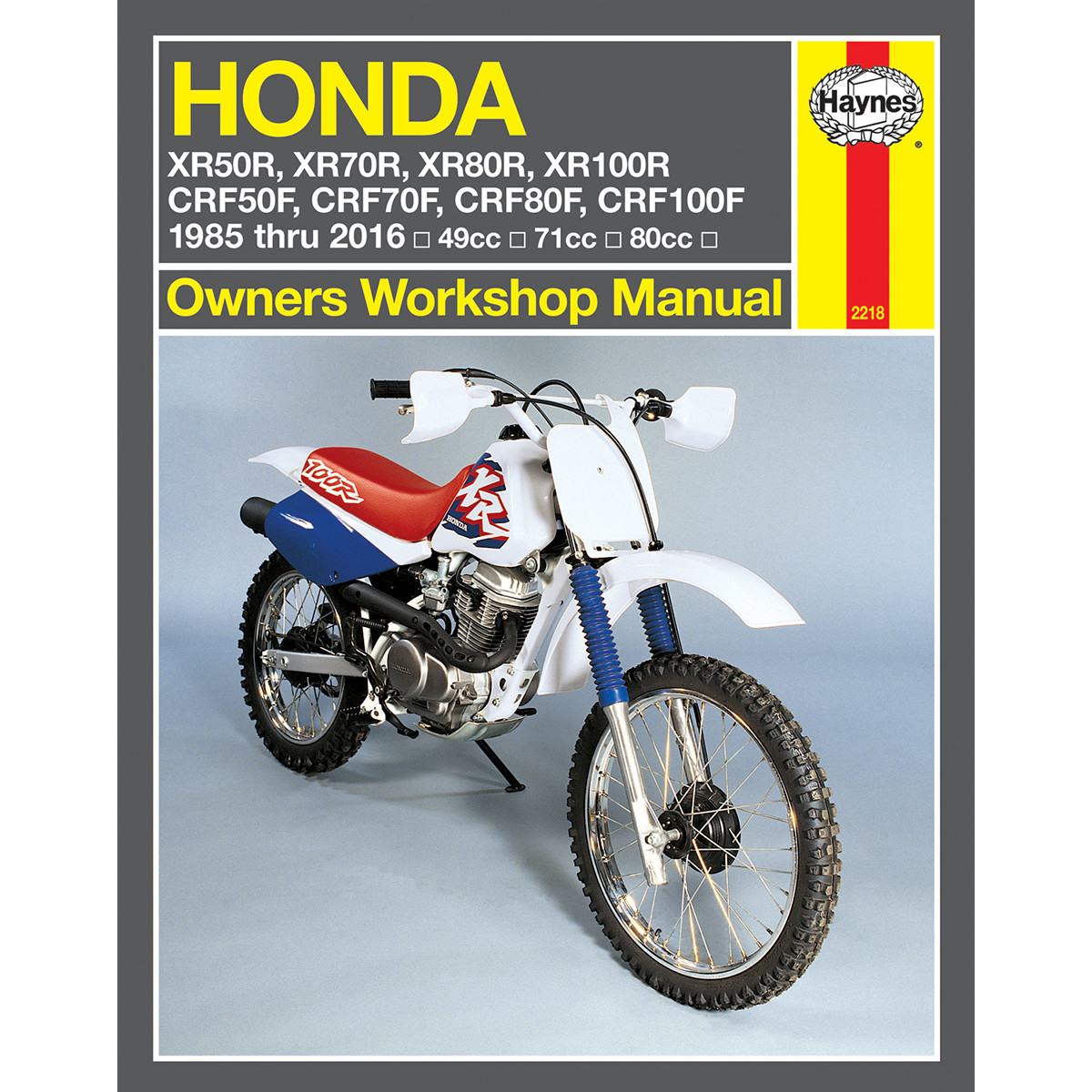 Haynes #M2218 - Manual - Honda - XR80R / XR100R CRF80F / 100F
