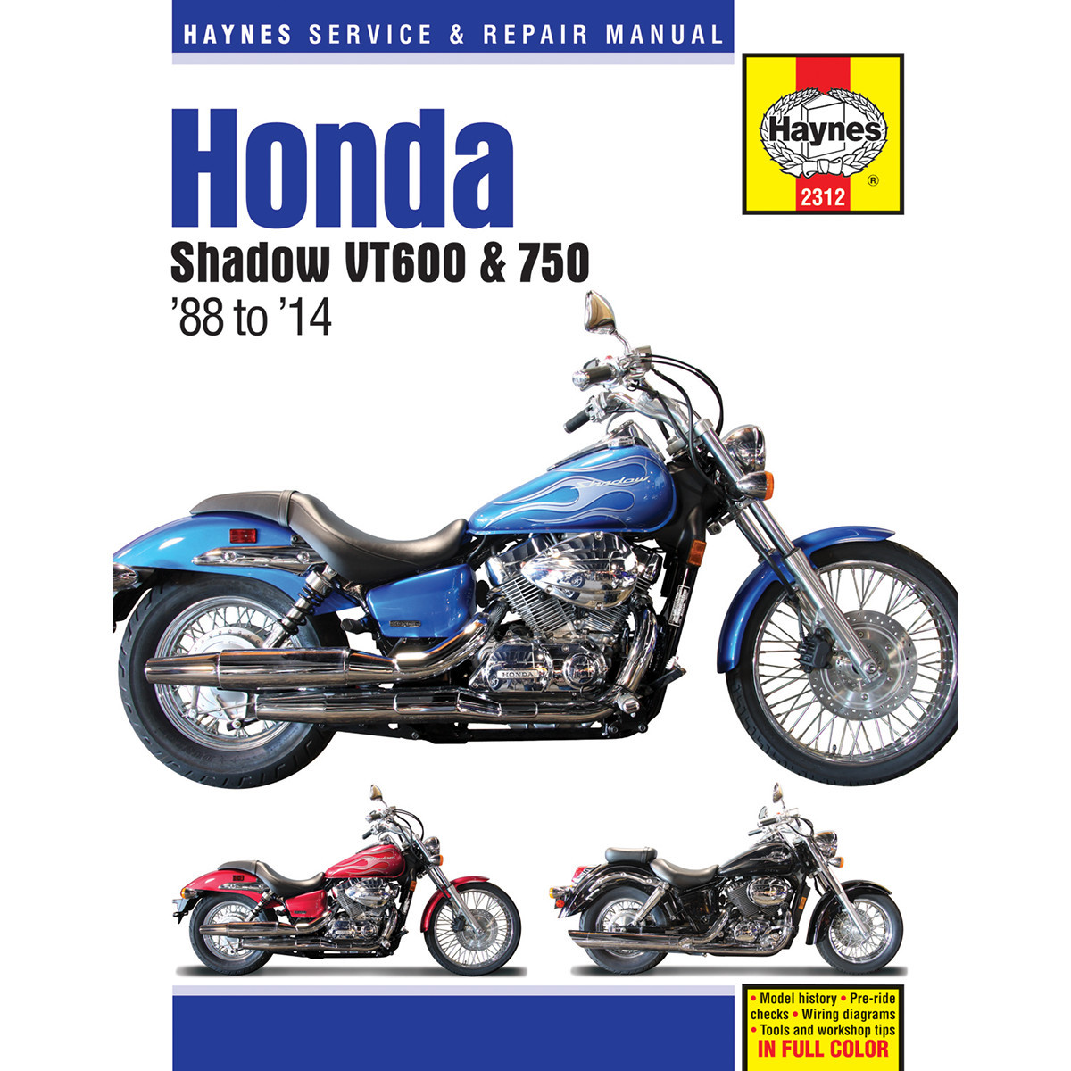 Haynes #M2312 - Manual - Honda - VT600 / VT750 Shadow
