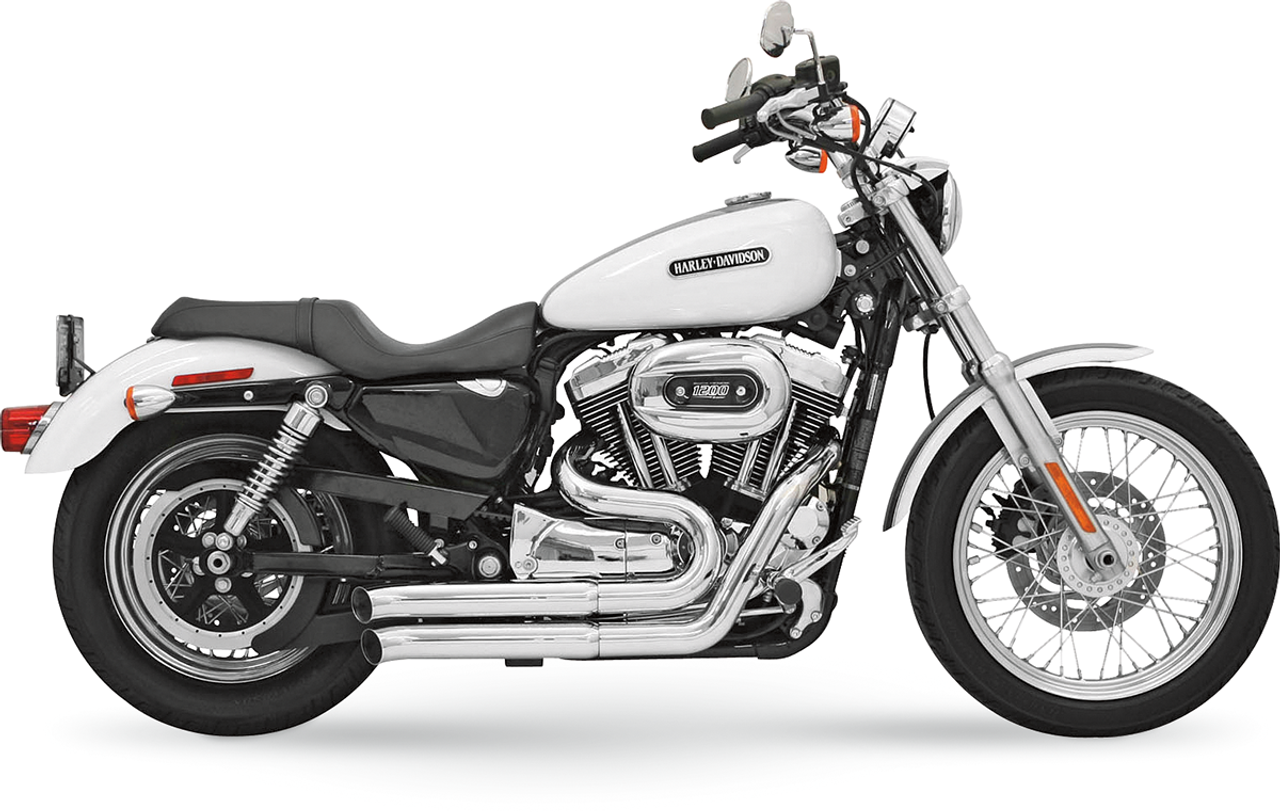 FireSweep Exhaust - Chrome - Sportster