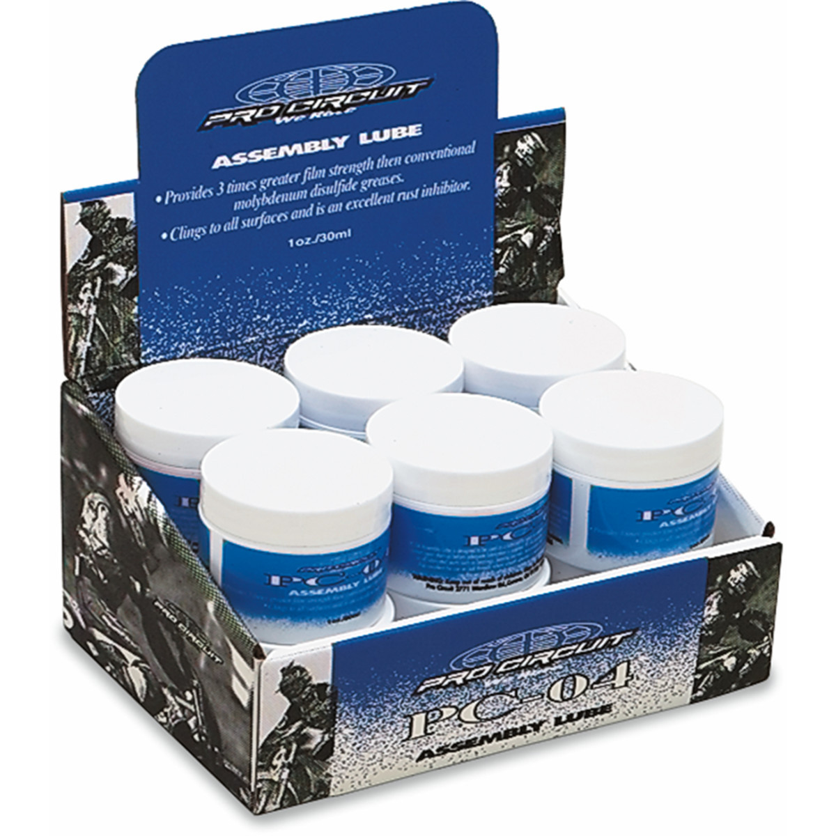 PRO Circuit #PC-04 - Assembly Lube - 1 U.S fl oz. - 12 Pack Display