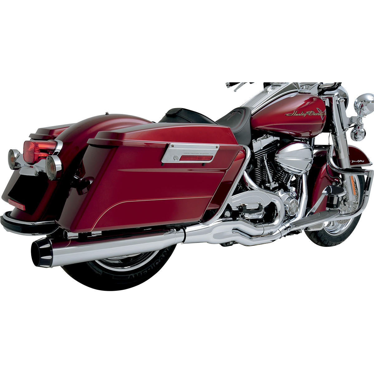Bassani Xhaust #FLH-777 - B1 2:1 Exhaust - Chrome