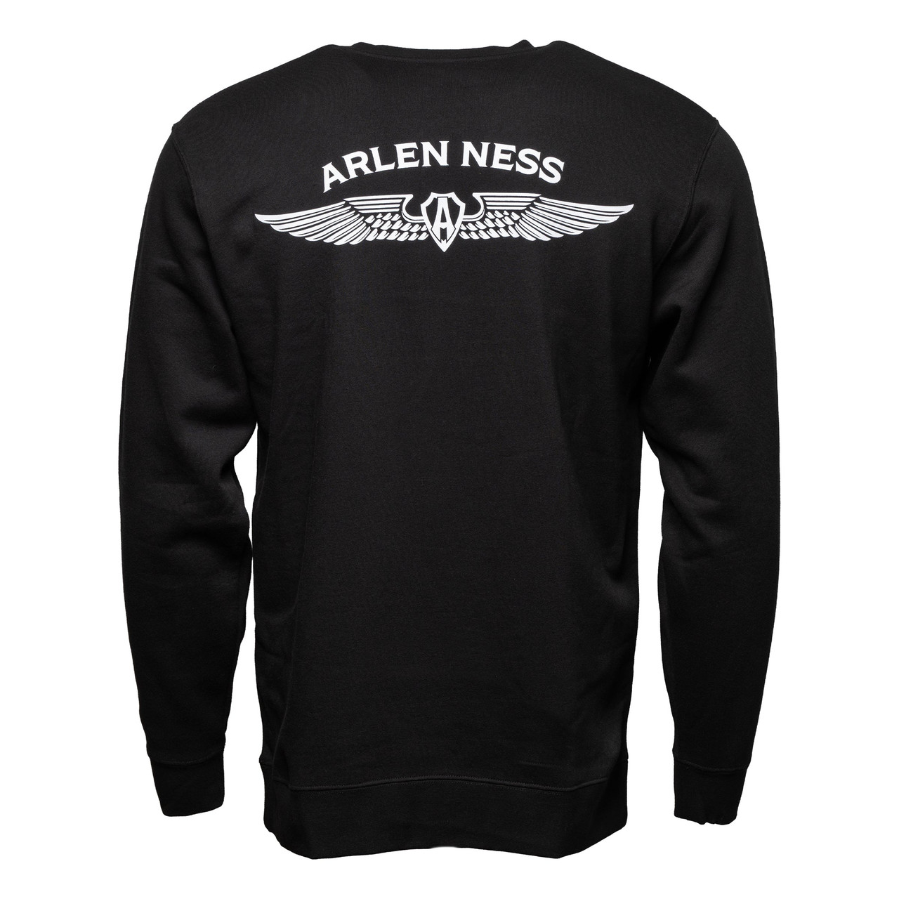Arlen Ness #900-022-M - Legacy Crewneck Sweatshirt, Black - Medium