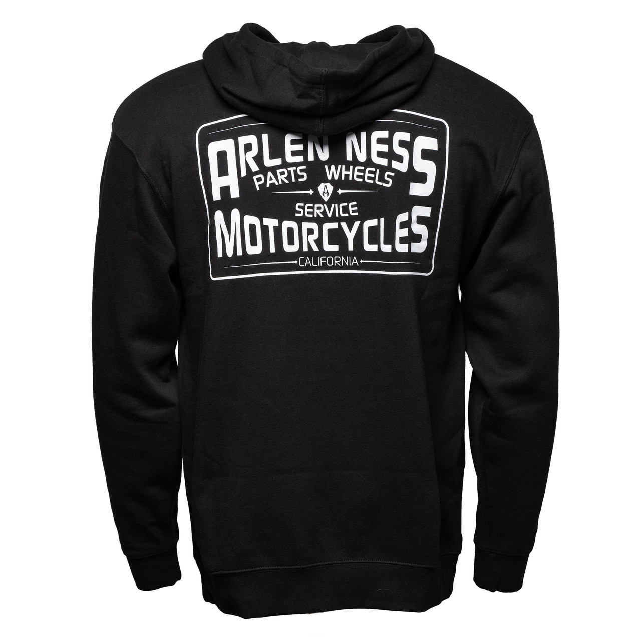 Arlen Ness #900-019-2X - Varsity Pullover Hoodie, Black - XX-Large