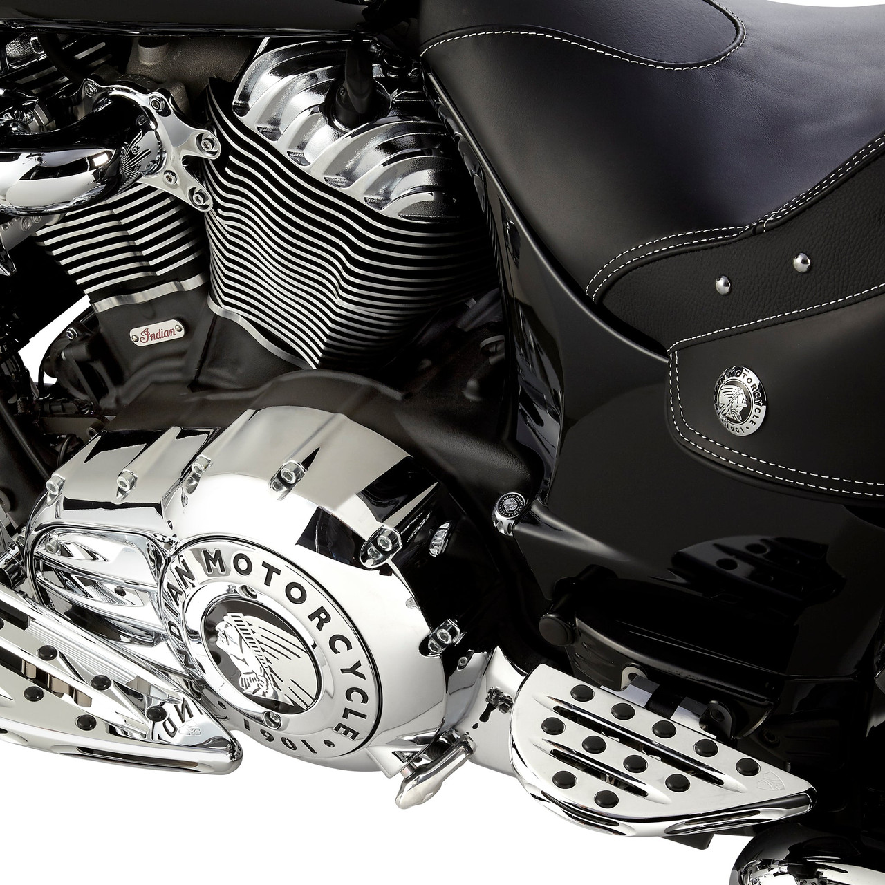 Arlen Ness #P-3007 - Deep Cut® Passenger Floorboards for Indian®, Chrome